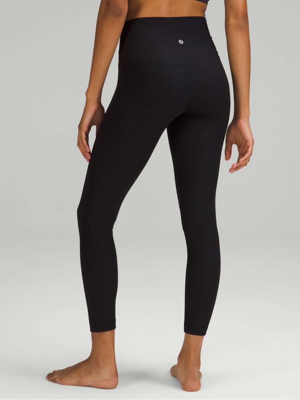 Lululemon Align Ribbed High-Rise Pant 25" in Black - 10
